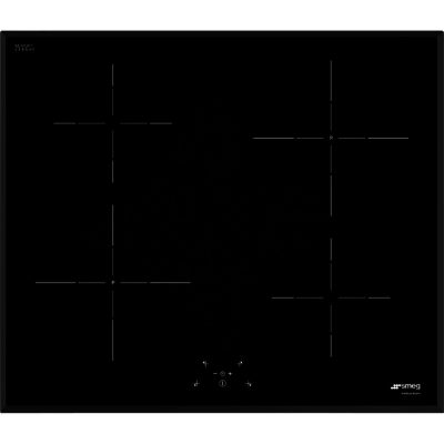 Smeg SI5641B 60cm Touch Control Induction Hob with Angled Edge Glass in Black Glass Smeg SI5641B 60cm Touch Control Induction Hob with Angled Edge Glass in Black Glass